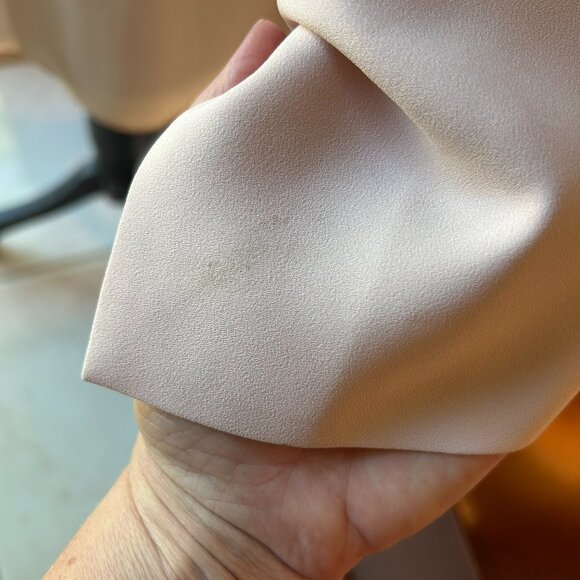 CHELSEA28 Size XXL Light Blush Pink Long Sleeve Wrap Blouse - Picture 5 of 7